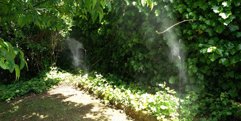 Installed Mosquito Misting System